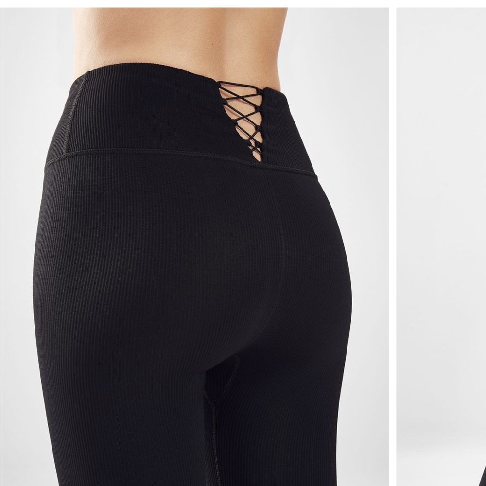 Fabletics High-Waisted  Rib Legging - Picture 2 of 4